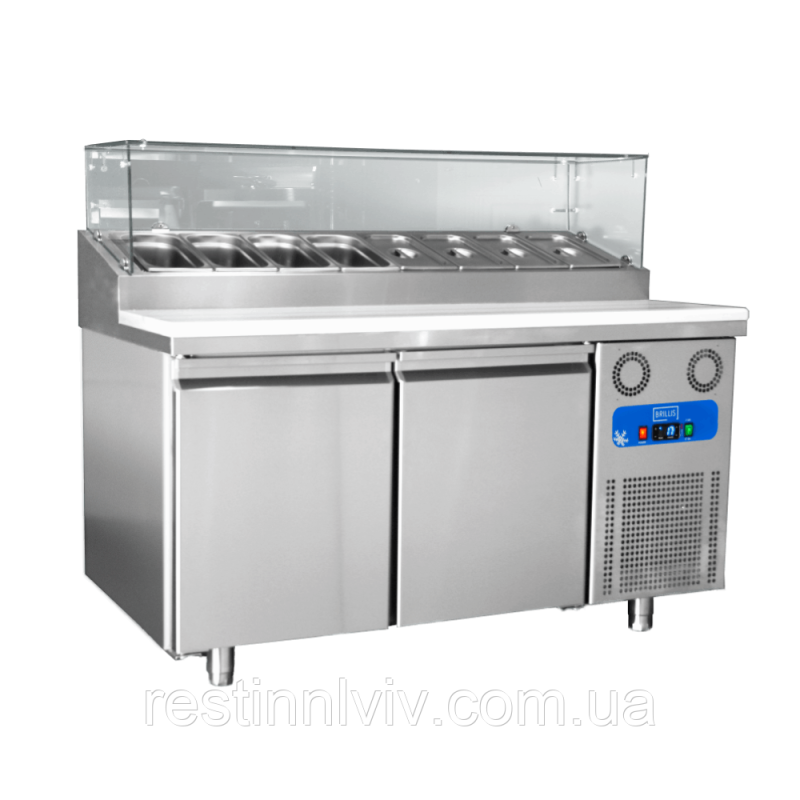 Стіл холодильний для піци BRILLIS BMN155-R290