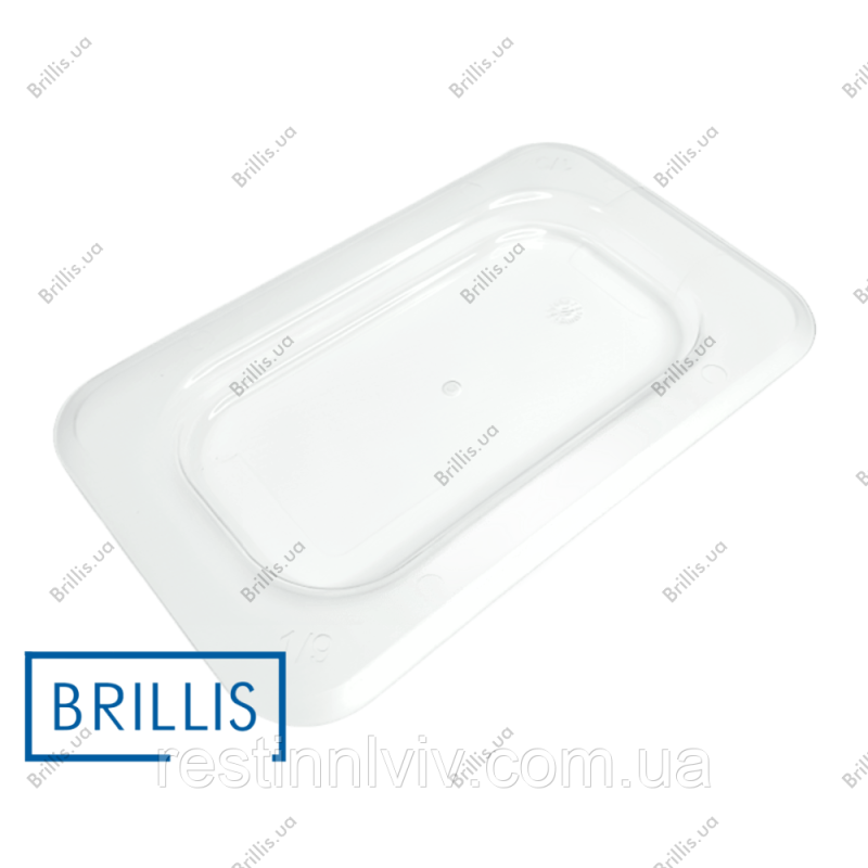 Кришка гастроємності BRILLIS із полікарбонату  GN 1/9, прозора