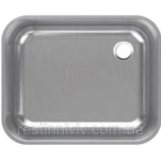Раковина  40x50x25 нержавіюча сталь ліва