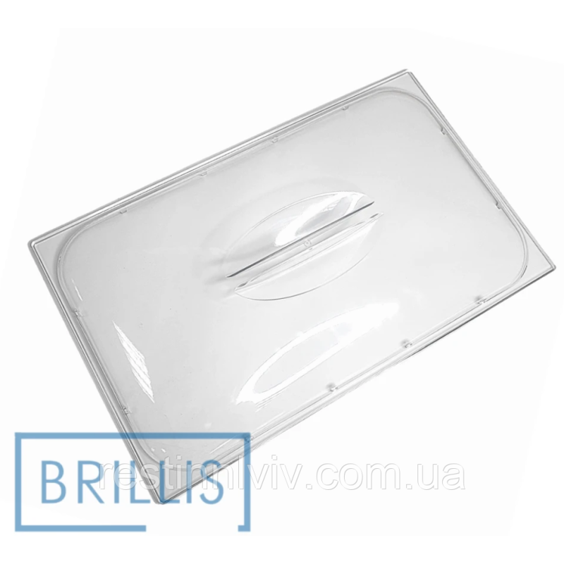 Кришка гастроємності BRILLIS з полікарбонату GN 1/4, прозора купольна