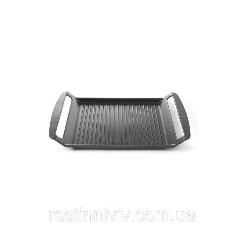 Піднос індукційний рифлений, 390х260х(Н)35 мм Hendi Aluminium