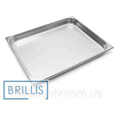 Гастроємність Brillis н/ж сталь GN 2/1-65 мм (650x530x65мм)