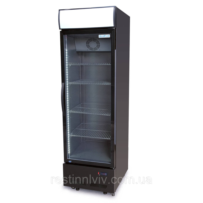 Шафа холодильна для напоїв GoodFood BC480BB2LED чорна-чорна
